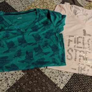 Summer tees field and stream LARGE and merona MED